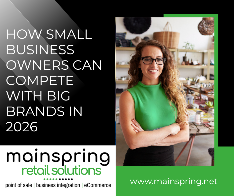 how small business owner can compete with big business